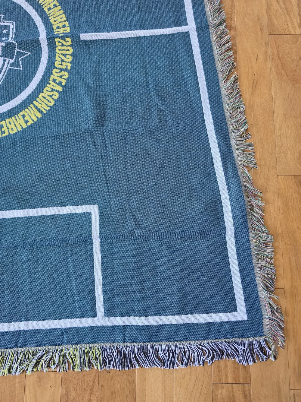 Washington Spirit Season Member Teal Soccer Throw Blanket